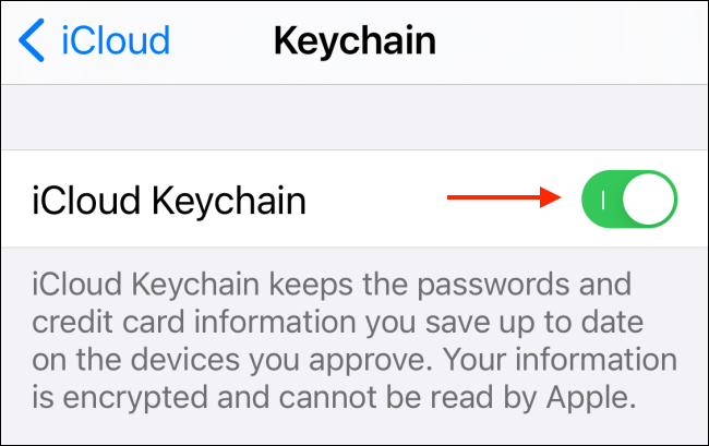 Come disattivare/attivare il portachiavi iCloud (funzione di salvataggio della password) su iPhone