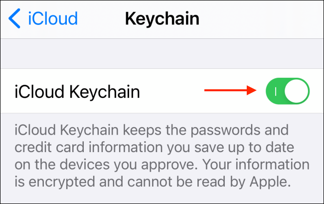 Comment désactiver/activer le trousseau iCloud (fonctionnalité d'enregistrement du mot de passe) sur iPhone