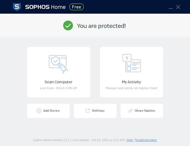 Sophos Home Test gratuit : produit antivirus et de sécurité de niveau entreprise pour les utilisateurs individuels