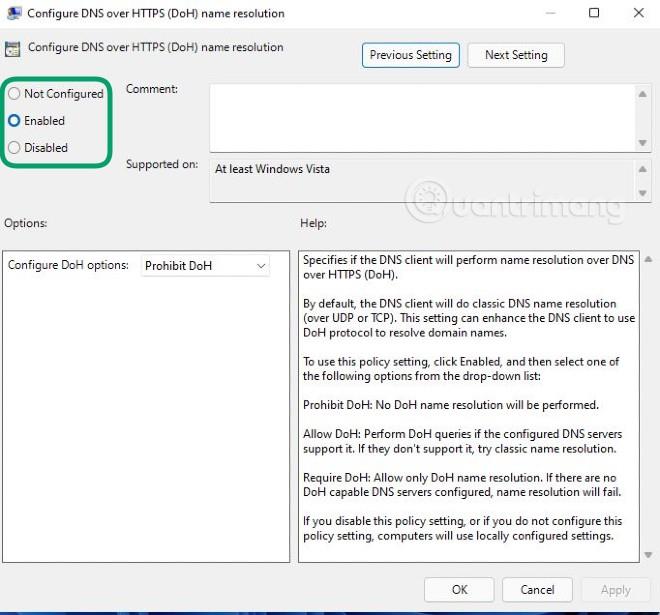 Comment activer DNS sur HTTPS pour toutes les applications dans Windows 11