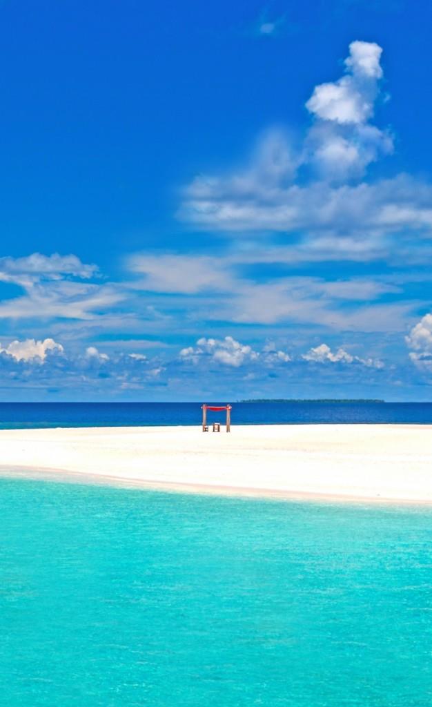 Wunderschönes Hintergrundbild mit blauem Himmel für Handys