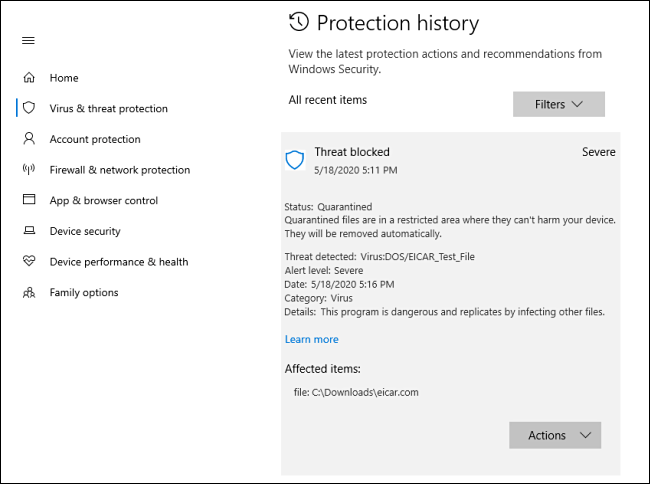 Comment voir quels logiciels malveillants Windows Defender a trouvé sur votre PC