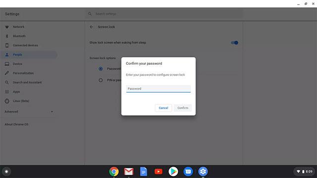 Come bloccare il Chromebook quando non in uso