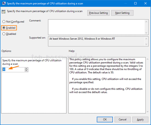 3 modi per limitare l'utilizzo della CPU di Windows Defender in Windows 10