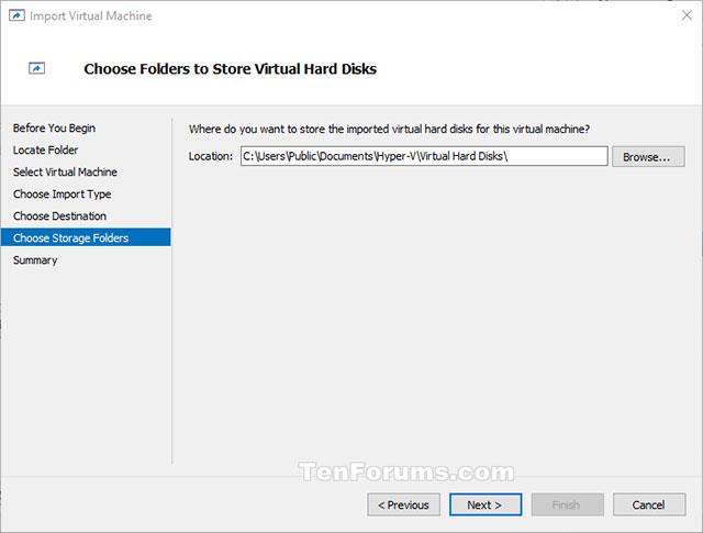 Come importare macchine virtuali Hyper-V in Windows 10