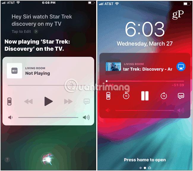 So verwenden Sie Siri auf dem iPhone, um Videos auf Apple TV abzuspielen