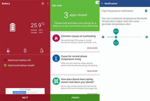 3 applicazioni per prevenire il surriscaldamento sui dispositivi Android