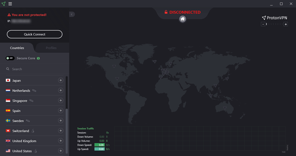 ProtonVPN: servizio VPN gratuito che ti consente di crittografare la tua connessione Internet