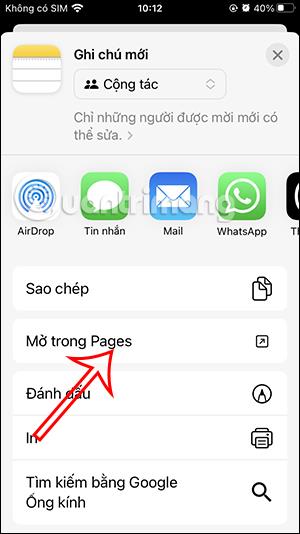 如何在 iPhone 版 Pages 應用程式中編輯筆記