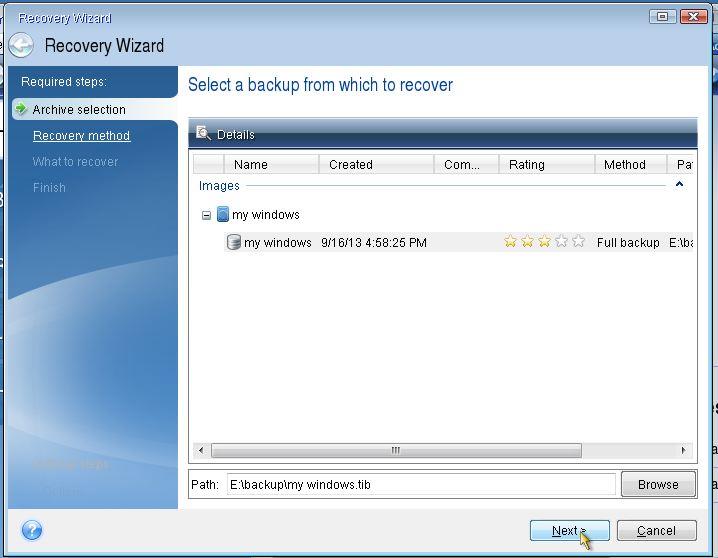 Suggerimenti per eseguire il backup e ripristinare Windows in soli 10 minuti con Acronis True Image