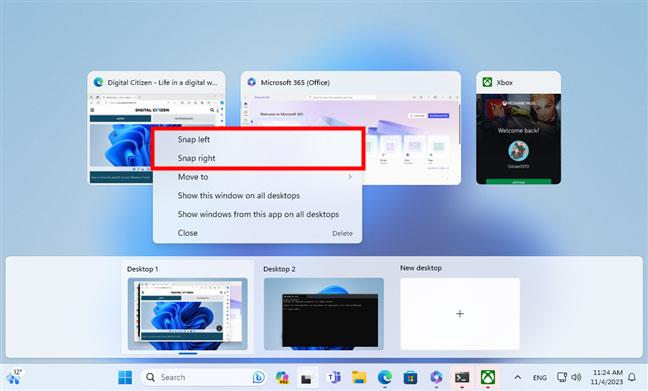 Windows 11でタスクビューを使用する方法