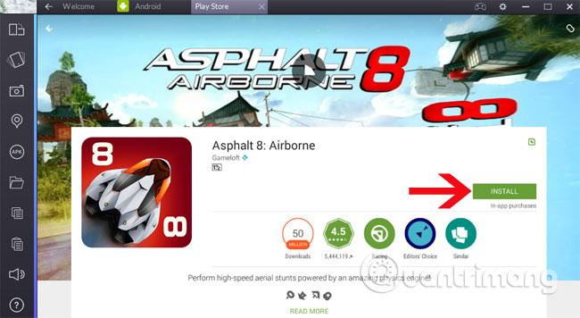 Comment jouer à Asphalt 8 sur ordinateur en utilisant BlueStacks