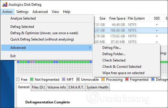 Auslogics Disk Defrag를 사용하여 하드 드라이브 조각 모음을 수행하는 방법