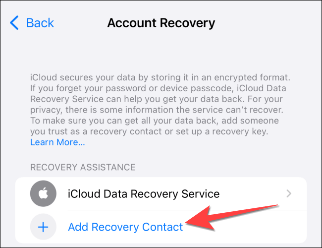 Comment configurer un contact de récupération (Recovery Contact) sur iPhone, iPad