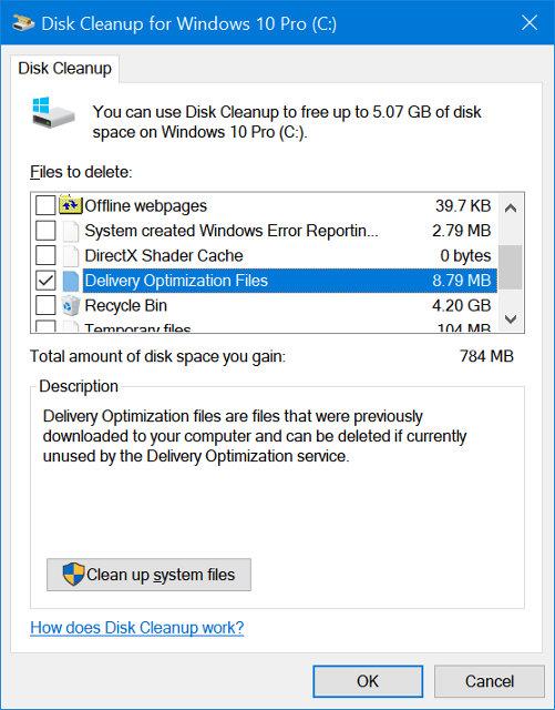 Quelques conseils pour libérer de l'espace sur le disque dur de l'ordinateur Windows 10