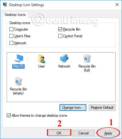 Comment changer les icônes par défaut sur Windows 10